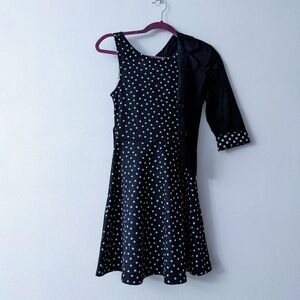 H&M Divided Sleeveless A-Line Fit & Flare Polka Dot Dress & Matching Blazer XS
